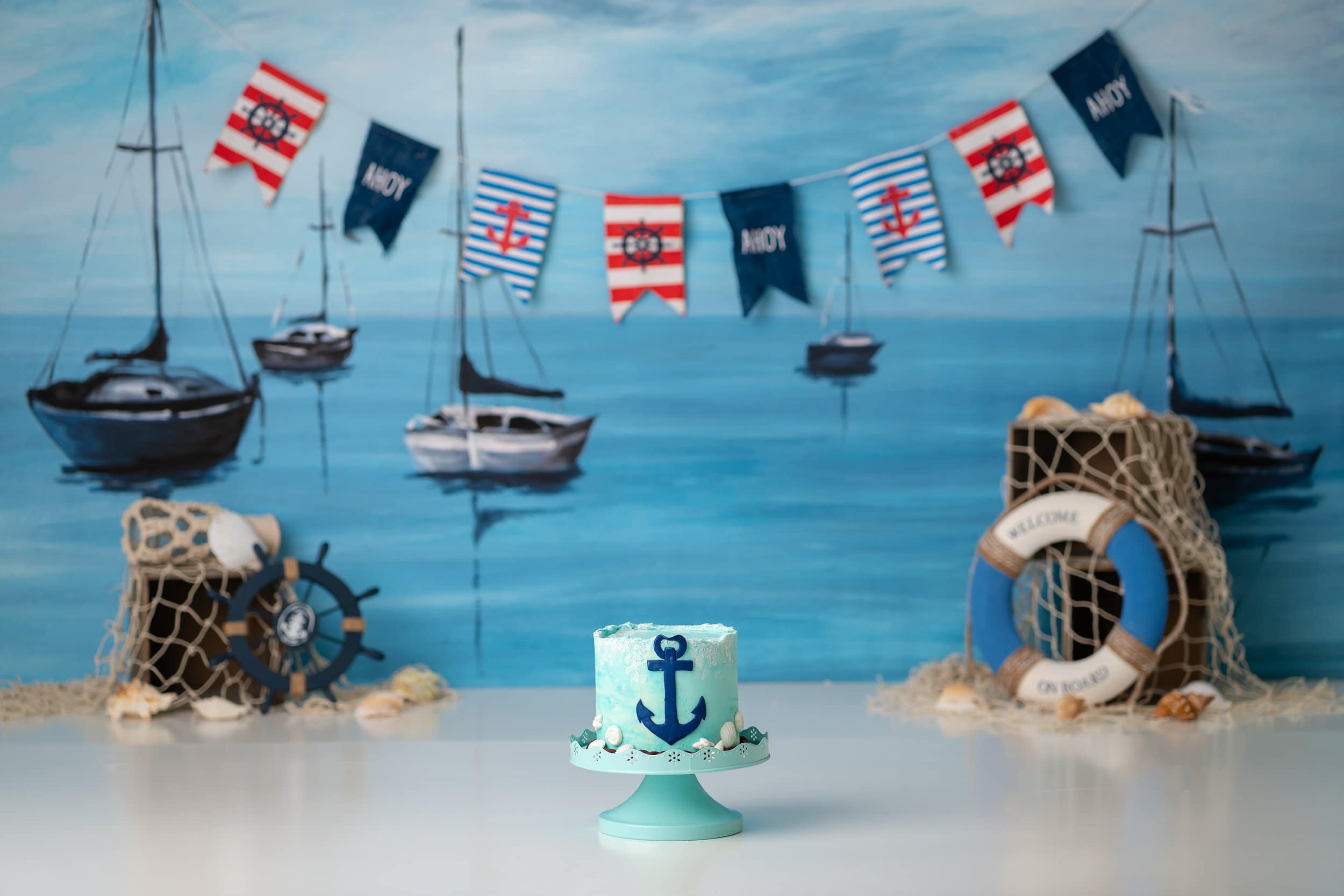 Nautical Cake Smash Theme