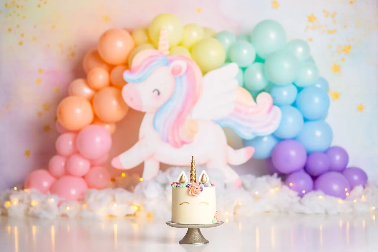 Unicorn Cake Smash Theme